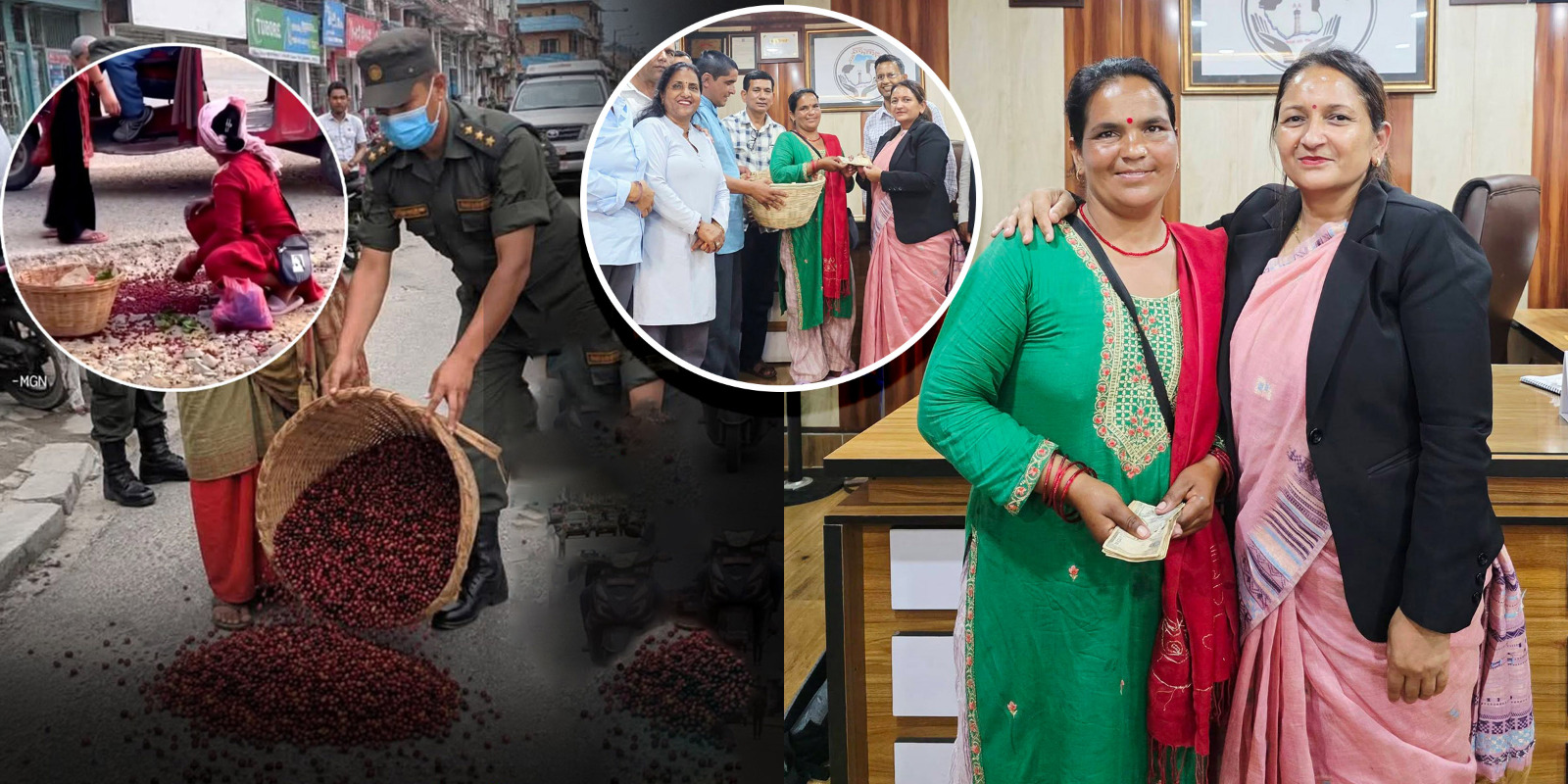 काफल बेच्ने महिलामाथि भएको व्यवहारप्रति दुःख व्यक्त गर्दै क्षतिपूर्ति दिने वीरेन्द्रनगरको घोषणा